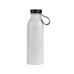 Sublimatie fles gemaakt van gerecycled aluminium met handvat 550 ml kleur wit tweede weergave