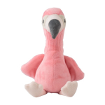 Flamingo knuffel met mogelijkheid om label te personaliseren kleur roze vijfde weergave