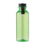 RPET-fles met rubberen handvat en bamboe detail, 500 ml kleur lichtgroen tweede weergave