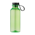 RPET-fles met rubberen handvat en bamboe detail, 500 ml kleur lichtgroen zesde weergave