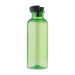 RPET-fles met rubberen handvat en bamboe detail, 500 ml kleur lichtgroen negende weergave