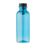 RPET-fles met rubberen handvat en bamboe detail, 500 ml kleur ultramarijn blauw eerste weergave