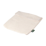 Thermische lunchtas van hennep met klittenbandsluiting, 170 g/m² kleur khaki vierde weergave