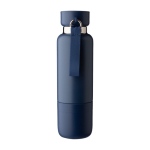 Thermosfles van rvs, 500 ml, met matte afwerking en beker van 300 ml kleur blauw vierde weergave