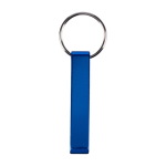 Sleutelhanger-opener van gerecycled aluminium met telefoonstandaard kleur ultramarijn blauw vijfde weergave