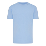 Unisex t-shirt van 100% katoen, regular fit 180 g/m2, Iqoniq kleur cyaan blauw