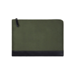 Laptophoes van gerecycled polyester met binnenvak, 14 inch kleur groen