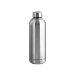 Roestvrijstalen fles, 90% gerecycled, met matte afwerking 550 ml kleur mat zilver