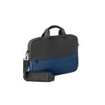 Laptoptas van gerecycled polyester, geschikt voor 15 inch laptops kleur blauw