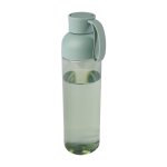 Gerecyclede plastic fles met comfortabele siliconenhandgreep 600ml kleur mintgroen