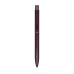 Gerecyclede messing pen met ijzeren clip en blauwe inkt kleur bordeaux