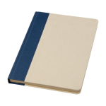 Hardcover notitieboek van suikerrietplastic A5, gelinieerde pagina's kleur cyaan blauw