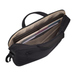 Gerecyclede polyester laptoptas, Case Logic Invigo 15,6 inch kleur zwart derde weergave