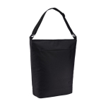 Gerecyclede polyester laptoptas met organizers 15,6 inch kleur zwart