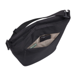 Gerecyclede polyester laptoptas met organizers 15,6 inch kleur zwart tweede weergave