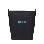 Gerecyclede polyester laptoptas met organizers 15,6 inch met afdrukgebied