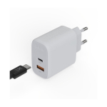 Stekkerlader met 2 USB-poorten en output van 67W kleur wit weergave detail 1