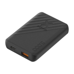 Powerbank met snelle lading, 2 poorten en FastCharge 5.000 mAh kleur zwart vierde weergave