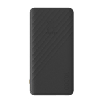 Powerbank met snelle lading en FastCharge-technologie 10.000 mAh kleur zwart tweede weergave voorkant