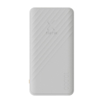 Powerbank met snelle lading en FastCharge-technologie 10.000 mAh kleur wit tweede weergave voorkant