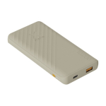 Powerbank met snelle lading en FastCharge-technologie 10.000 mAh kleur zand vierde weergave