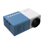 Miniprojector voor video's in Full HD-kwaliteit Prixton Cinema kleur wit/blauw tweede weergave