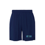 Unisex sportshorts van gerecycled polyester 100 g/m2 Roly met afdrukgebied