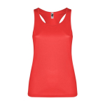 Technisch sportvest voor vrouwen van 140 g/m2 Roly kleur rood