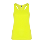 Technisch sportvest voor vrouwen van 140 g/m2 Roly kleur neon geel