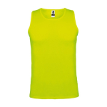 Technisch sportvest voor mannen van polyester 140 g/m2 Roly kleur neon geel