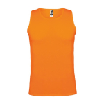 Technisch sportvest voor mannen van polyester 140 g/m2 Roly kleur neon oranje