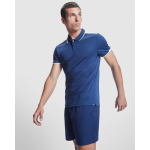 Polyester poloshirt met korte mouwen voor heren, 140 g/m², Roly kleur koningsblauw luxe weergave