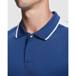 Polyester poloshirt met korte mouwen voor heren, 140 g/m², Roly kleur koningsblauw luxe weergave 2