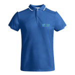 Polyester poloshirt met korte mouwen voor heren, 140 g/m², Roly met afdrukgebied