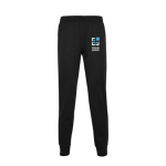 Unisex sportbroek van polyester met elastische taille 220 g/m2 Roly met afdrukgebied