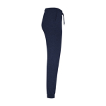 Sportbroek van katoen en polyester voor vrouwen 280 g/m2 Roly kleur marineblauw tweede weergave met zijkant