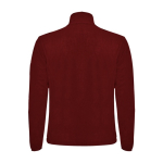 Fleece sweater met volledige rits van polyester 300 g/m2 Roly kleur bordeaux tweede weergave achterkant