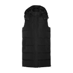 Gevoerde thermische bodywarmer met capuchon voor vrouwen Roly kleur zwart