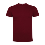 Katoenen T-shirt met korte mouwen voor mannen 165 g/m2 Roly kleur bordeaux