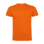 Katoenen T-shirt met korte mouwen voor mannen 165 g/m2 Roly kleur oranje