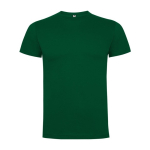 Katoenen T-shirt met korte mouwen voor mannen 165 g/m2 Roly kleur groene fles