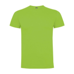 Katoenen T-shirt met korte mouwen voor mannen 165 g/m2 Roly kleur limoen groen