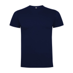 Katoenen T-shirt met korte mouwen voor mannen 165 g/m2 Roly kleur marineblauw