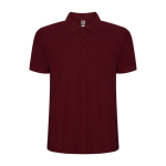 Polo van katoen en polyester in piqué voor mannen 190 g/m2 Roly kleur bordeaux