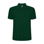 Polo van katoen en polyester in piqué voor mannen 190 g/m2 Roly kleur groene fles