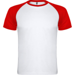 Unisex sportshirt met korte mouwen van polyester, 140 g/m², Roly kleur rood