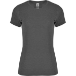 T-shirt van katoen en polyester voor dames, 150 g/m², Roly kleur zwart