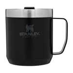 Roestvrijstalen en Tritan thermische mok 350ml Stanley Classic kleur zwart tweede weergave voorkant