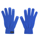 Touchscreen-handschoenen van zacht RPET polyester, one-size kleur blauw  negende weergave