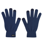 Touchscreen-handschoenen van zacht RPET polyester, one-size kleur marineblauw  negende weergave